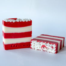 Load image into Gallery viewer, Candy Cane Artisanal Soap
