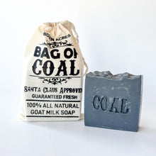 Load image into Gallery viewer, Bag of Coal Goat Milk Soap
