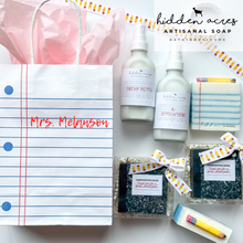 Load image into Gallery viewer, Notebook Paper with Pencil Artisanal Soap (Gift Boxed)
