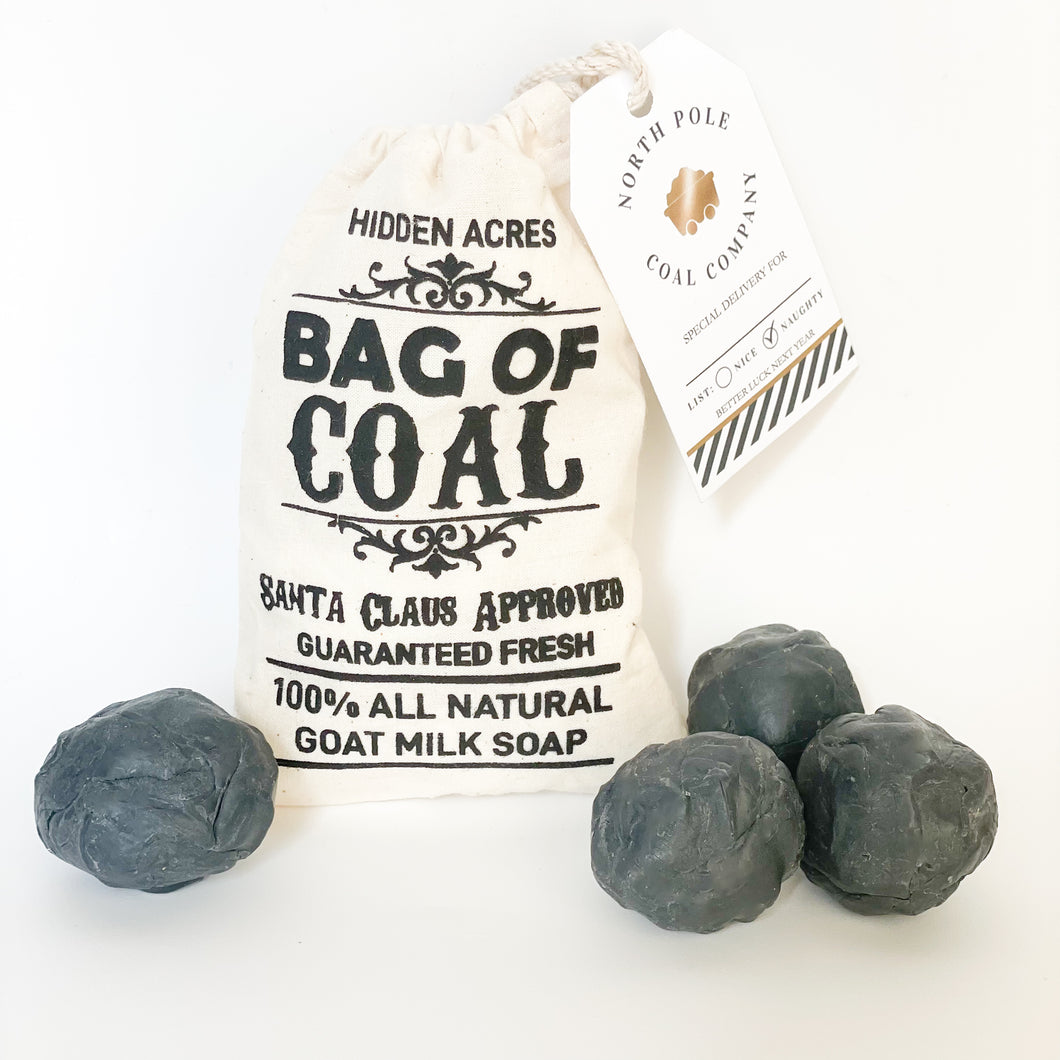 Bag of Coal Goat Milk Soap