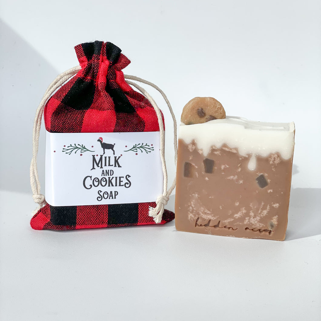 Santa’s Milk and Cookies Goat Milk Soap